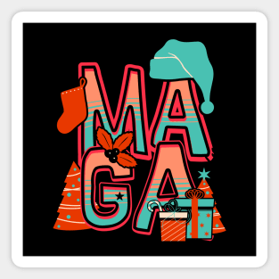 MAGA Christmas Donald Trump Magnet